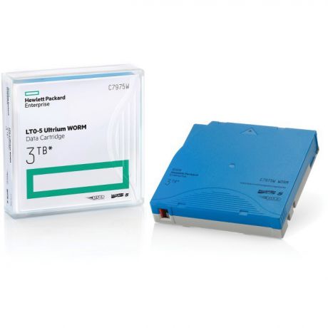 C7975W HPE Купить Картридж для хранения данных HPE LTO-5 Ultrium типа WORM емкостью 3 Тбайт