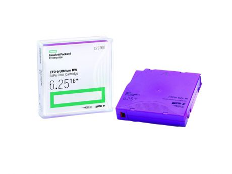 C7976BW HPE Купить Картридж для хранения данных HPE LTO-6 Ultrium типа BaFe WORM емкостью 6,25 Тбайт