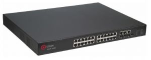 QTECH QSW-3450-28T-AC Коммутатор уровня L3 light, Управляемый, 24 порта 10/100/1000BASE-TX, 4 порта 100/1000Base-X SFP, 16K, QSW-3450-28T-AC